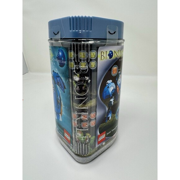 LEGO Bionicle 8562 Gahlok NEW Blue Bohrok Orange Krana Mask FACTORY SEALED - Picture 2 of 6